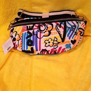 BRIGHTON GRAFFITI LOVE CROSS BODY BELT PACK  (NEW)